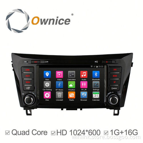 Ownice quad core Android 4.4 auto radio for Nissan X-Trial 2014-2015 built in wifi BT RDS